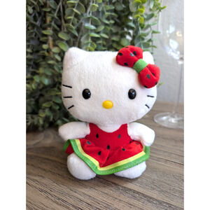 Hello Kitty Ty 2010 Watermelon 6" Sanrio